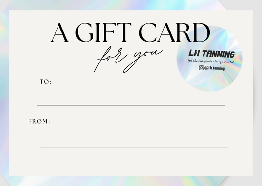 LH TANNING Gift card!
