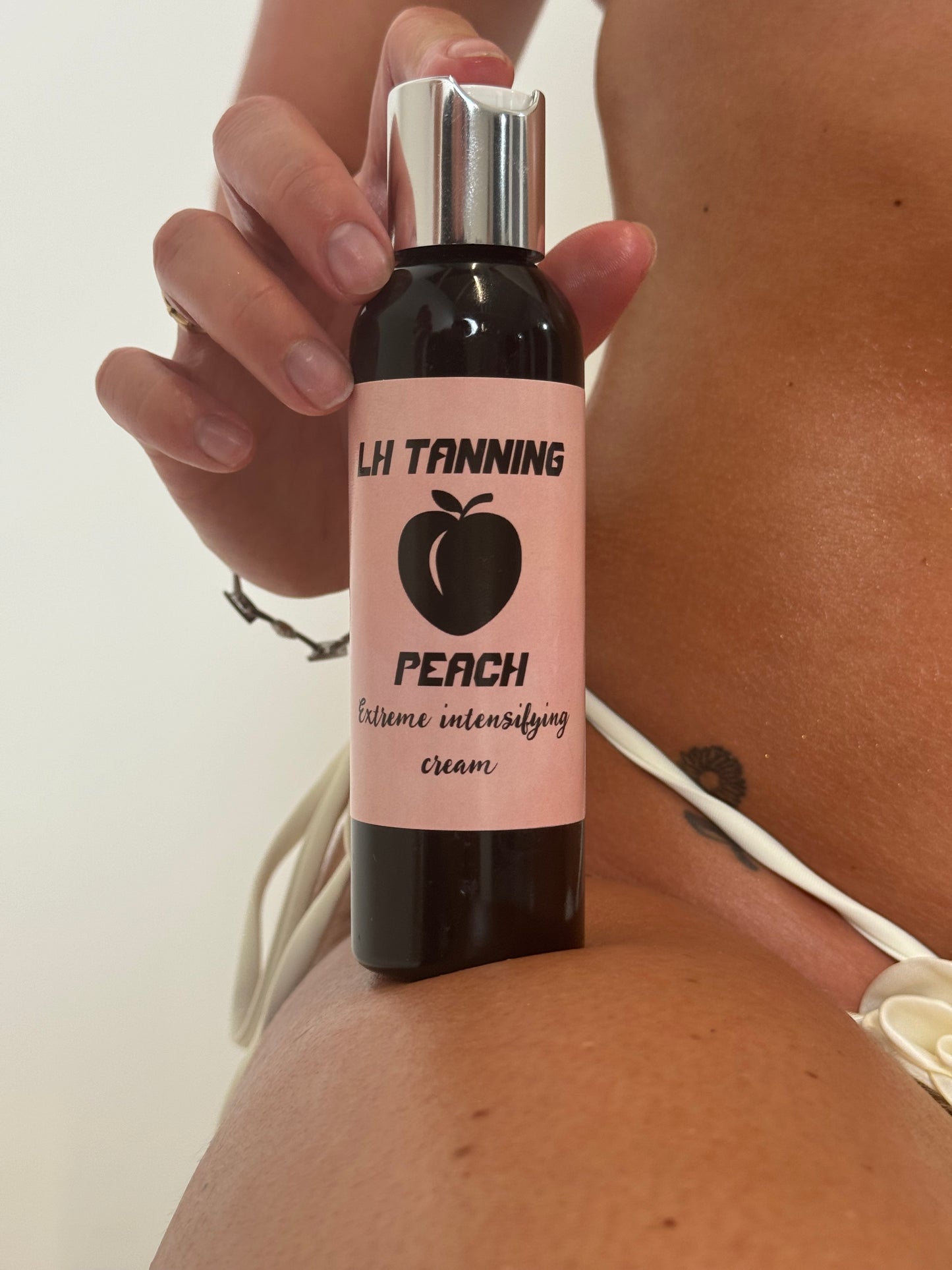 Peach bronzing cream & spray combo